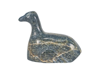 Inuit Soapstone Carving: Bird: Gallery Item 