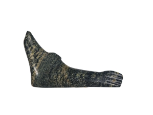 Inuit Soapstone Carving: Seal Design: Gallery Item 