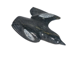 Inuit Soapstone Carving: Bird: Gallery Item 