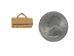 16mm (5/8") Furskin Clasp: Gold - 463-58G (Y2KC10)