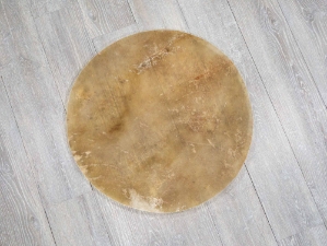 Horse Rawhide Drum Cover 22": Gallery Item horse rawhide discs, horse rawhide rounds, horse drum covers