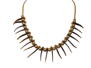 Real 20-Claw North American Badger Necklace: Gallery Item 