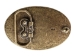 Real Rattlesnake Belt Buckle: Dueling Heads: Gallery Item - 598-BB402-G6601 (Y1ERJ)
