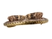 Real Rattlesnake Belt Buckle: Dueling Heads: Gallery Item - 598-BB402-G6601 (Y1ERJ)