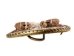 Real Rattlesnake Belt Buckle: Dueling Heads: Gallery Item - 598-BB402-G6602 (Y1ERJ)
