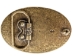 Real Rattlesnake Belt Buckle: Dueling Heads: Gallery Item - 598-BB402-G6602 (Y1ERJ)