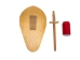 Painted Roman Soldier's Shield: Gallery Item - 649-030422-04 (10UF)