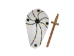 Painted Roman Soldier's Shield: Gallery Item - 649-030422-04 (10UF)