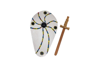 Painted Roman Soldier's Shield: Gallery Item 