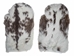 Pair of Spotted Rabbit Fur Massage Mitt: Gallery Item - 696-9SP-P-G6252 (8UO6)