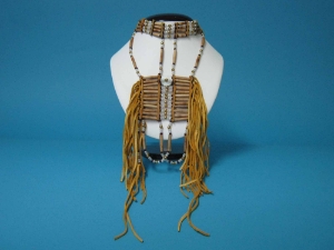 Mohawk Breast Plate Choker: Gallery Item 