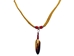 Ojibwa Wood Feather Quill Necklace: Gallery Item - 81-601-G6070 (G)