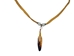 Ojibwa Wood Feather Quill Necklace: Gallery Item - 81-601-G6071 (G)