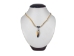 Ojibwa Wood Feather Quill Necklace: Gallery Item - 81-601-G6072 (Y2L)