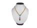 Ojibwa Wood Feather Quill Necklace: Gallery Item - 81-601-G6075 (Y2L)