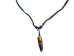 Ojibwa Wood Feather Quill Necklace: Gallery Item - 81-601-G6076 (Y2L)