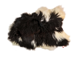 Icelandic Sheepskin: Piebald: 110-120cm or 44" to 48": Gallery Item 