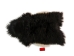 Icelandic Sheepskin: Blacky Brown with White Edges: 120-130cm or 48" to 52":Gallery Item - 7-309-G6480 (Y2IXX)