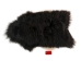 Icelandic Sheepskin: Blacky Brown with White Edges: 120-130cm or 48" to 52":Gallery Item - 7-309-G6481 (Y2IXX)