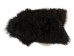 Icelandic Sheepskin: Blacky Brown with White Edges: 120-130cm or 48" to 52":Gallery Item - 7-309-G6481 (Y2IXX)