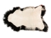 Icelandic Sheepskin: Blacky Brown with White Edges: 120-130cm or 48" to 52":Gallery Item - 7-309-G6482 (Y2IXX)